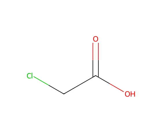 Acide chloracétique : un Cl en −I fait chuter le pKa à 2,9