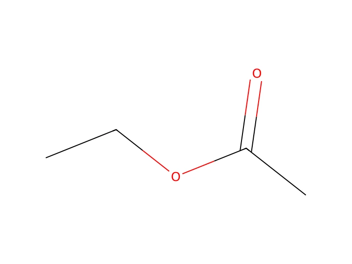 Ester : acétate d'éthyle