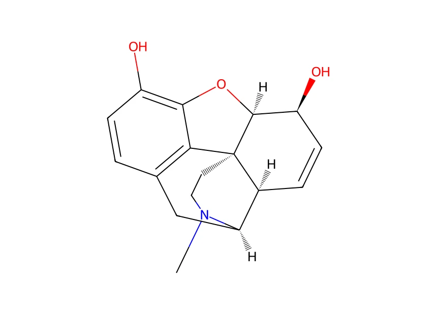 Morphine : un phénol et une amine tertiaire